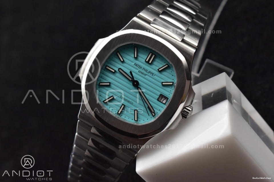 Best WrinkleFree SS Tiffany Tiffany on Nautilus Dial 1:1 324CS Bracelet 913 Blue Edition 5711 GRF 1027